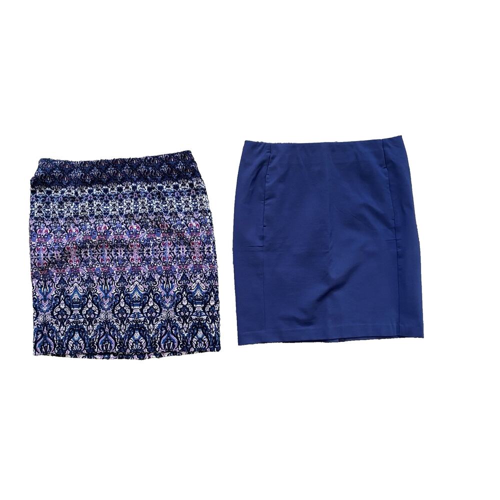 J Jill Pencil Skirts Womens Medium Set of 2 Stretch Office Church Career Wear